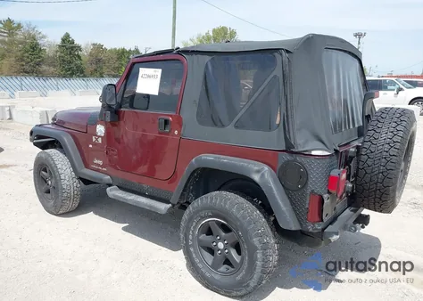 2003 Jeep Wrangler X из США, поврежденный, VIN 1J4FA39SX3P330361